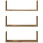 Wall shelves 3 units engineered wood artisian 58x18x18 cm by , Shelves and shelves - Ref: Foro24-853289, Price: 29,65 €, Disc...