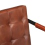 3-seater sofa made of genuine brown goat leather by , Sofas - Ref: Foro24-288284, Price: 512,08 €, Discount: %