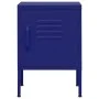 Nachttisch aus marineblauem Stahl 35x35x51 cm von , Nachttische - Ref: Foro24-336208, Preis: 72,16 €, Rabatt: %