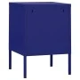 Nachttisch aus marineblauem Stahl 35x35x51 cm von , Nachttische - Ref: Foro24-336208, Preis: 72,16 €, Rabatt: %