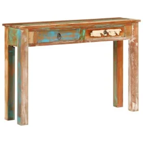 Solid recycled wood console table 110x30x75 cm by , Side tables - Ref: Foro24-352781, Price: 212,13 €, Discount: %