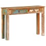 Solid recycled wood console table 110x30x75 cm by , Side tables - Ref: Foro24-352781, Price: 215,76 €, Discount: %