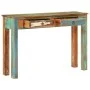 Solid recycled wood console table 110x30x75 cm by , Side tables - Ref: Foro24-352781, Price: 212,13 €, Discount: %