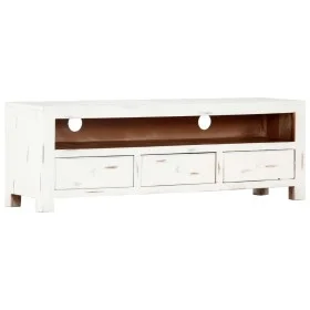 Mueble de TV de madera maciza de acacia 120x30x40 cm by , TV Furniture - Ref: Foro24-247746, Price: 143,51 €, Discount: %