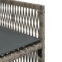 Gartensofas mit 4 Stück grauen Kissen aus synthetischem Rattan von , Gartenstühle - Ref: Foro24-365036, Preis: 193,09 €, Raba...