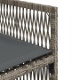 Gartensofas mit 4 Stück grauen Kissen aus synthetischem Rattan von , Gartenstühle - Ref: Foro24-365036, Preis: 197,21 €, Raba...