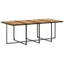 Set comedor de jardín con cojines 13 pzas ratán sintético negro by , Garden sets - Ref: Foro24-3211527, Price: 771,76 €, Disc...