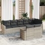 Set de sofás de jardín 8 pzas y cojines ratán sintético gris by , Modular outdoor sofas - Ref: Foro24-3251559, Price: 619,53 ...