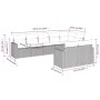 Set de sofás de jardín 8 pzas y cojines ratán sintético gris by , Modular outdoor sofas - Ref: Foro24-3251559, Price: 609,67 ...