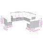 Set de sofás de jardín 11 pzas y cojines ratán sintético gris by , Garden sets - Ref: Foro24-3217822, Price: 737,77 €, Discou...