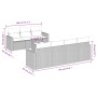 Set de sofás de jardín 8 pzas y cojines ratán sintético gris by , Modular outdoor sofas - Ref: Foro24-3251069, Price: 585,51 ...