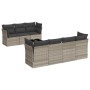 Set de sofás de jardín 8 pzas y cojines ratán sintético gris von , Gartensets - Ref: Foro24-3217282, Preis: 574,17 €, Rabatt: %