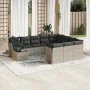 Set de sofás de jardín 11 pzas y cojines ratán sintético gris by , Garden sets - Ref: Foro24-3218262, Price: 743,29 €, Discou...