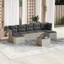 Set de sofás de jardín 8 pzas y cojines ratán sintético gris by , Garden sets - Ref: Foro24-3218042, Price: 515,50 €, Discoun...
