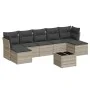 Set de sofás de jardín 8 pzas y cojines ratán sintético gris by , Garden sets - Ref: Foro24-3218042, Price: 506,61 €, Discoun...