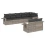 Set de sofás de jardín 8 pzas y cojines ratán sintético gris by , Garden sets - Ref: Foro24-3252759, Price: 607,96 €, Discoun...
