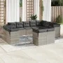 Set de sofás de jardín 12 pzas y cojines ratán sintético gris by , Garden sets - Ref: Foro24-3218532, Price: 934,85 €, Discou...