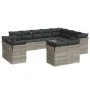 Set de sofás de jardín 12 pzas y cojines ratán sintético gris by , Garden sets - Ref: Foro24-3218532, Price: 934,85 €, Discou...