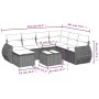 Set de sofás de jardín 8 pzas y cojines ratán sintético gris by , Garden sets - Ref: Foro24-3254049, Price: 567,08 €, Discoun...