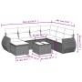 Set de sofás de jardín 8 pzas y cojines ratán sintético gris by , Garden sets - Ref: Foro24-3254049, Price: 555,98 €, Discoun...