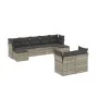 Gartenmöbel-Set 9-teilig mit Kissen aus hellem grauem Kunst-Rattan. von , Gartensets - Ref: Foro24-3218312, Preis: 617,98 €, ...