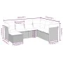 Set de sofás de jardín 7 pzas con cojines ratán PE gris claro by , Garden sets - Ref: Foro24-3263218, Price: 481,37 €, Discou...