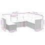Set de sofás de jardín 7 pzas con cojines ratán PE gris claro by , Garden sets - Ref: Foro24-3263218, Price: 489,41 €, Discou...
