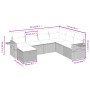 Set de sofás de jardín 7 pzas con cojines ratán PE gris claro de , Conjuntos de jardín - Ref: Foro24-3263838, Precio: 487,93 ...