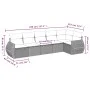 Set de sofás de jardín 6 pzas y cojines ratán sintético gris by , Garden sets - Ref: Foro24-3221391, Price: 445,20 €, Discoun...