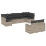 Gartenmöbel-Set 9-teilig mit Kissen aus hellem grauem Kunst-Rattan. von , Gartensets - Ref: Foro24-3219412, Preis: 605,17 €, ...