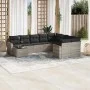 Set sofás jardín 10 pzas con cojines ratán sintético gris claro von , Gartensets - Ref: Foro24-3219452, Preis: 669,88 €, Raba...