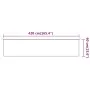 Anthrazitgraue Vertikalmarkise 60x420 cm Oxford-Stoff von vidaXL, Sonnenschirme - Ref: Foro24-148201, Preis: 24,99 €, Rabatt: %