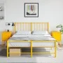 Nachttische, 2 Stück, aus Stahl in Senfgelb, 36x39x60,5 cm. von , Nachttische - Ref: Foro24-846453, Preis: 93,52 €, Rabatt: %
