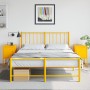 Nachttische, 2 Stück, aus Stahl in Senfgelb, 36x39x60,5 cm. von , Nachttische - Ref: Foro24-846453, Preis: 94,73 €, Rabatt: %