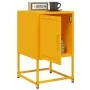 Mesitas de noche 2 uds acero amarillo mostaza 36x39x60,5 cm de , Mesitas de noche - Ref: Foro24-846453, Precio: 93,52 €, Desc...