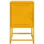 Nachttische, 2 Stück, aus Stahl in Senfgelb, 36x39x60,5 cm. von , Nachttische - Ref: Foro24-846453, Preis: 94,73 €, Rabatt: %