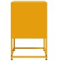 Nachttische, 2 Stück, aus Stahl in Senfgelb, 36x39x60,5 cm. von , Nachttische - Ref: Foro24-846453, Preis: 94,73 €, Rabatt: %