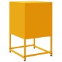 Nachttische, 2 Stück, aus Stahl in Senfgelb, 36x39x60,5 cm. von , Nachttische - Ref: Foro24-846453, Preis: 94,73 €, Rabatt: %