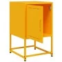 Nachttische, 2 Stück, aus Stahl in Senfgelb, 36x39x60,5 cm. von , Nachttische - Ref: Foro24-846453, Preis: 93,52 €, Rabatt: %