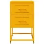Nachttisch aus gelbem Senf-Stahl, 36x39x60,5 cm. von , Nachttische - Ref: Foro24-846464, Preis: 70,86 €, Rabatt: %