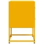 Nachttisch aus gelbem Senf-Stahl, 36x39x60,5 cm. von , Nachttische - Ref: Foro24-846464, Preis: 70,86 €, Rabatt: %