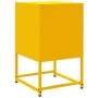 Nachttisch aus gelbem Senf-Stahl, 36x39x60,5 cm. von , Nachttische - Ref: Foro24-846464, Preis: 70,86 €, Rabatt: %