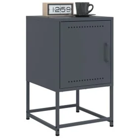 Nachttische, 2 Stück, anthrazitgraues Stahl, 36x39x60,5 cm. von , Nachttische - Ref: Foro24-846451, Preis: 93,46 €, Rabatt: %