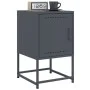 Nachttische, 2 Stück, anthrazitgraues Stahl, 36x39x60,5 cm. von , Nachttische - Ref: Foro24-846451, Preis: 93,44 €, Rabatt: %