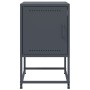 Nachttische, 2 Stück, anthrazitgraues Stahl, 36x39x60,5 cm. von , Nachttische - Ref: Foro24-846451, Preis: 94,67 €, Rabatt: %