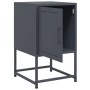 Nachttische, 2 Stück, anthrazitgraues Stahl, 36x39x60,5 cm. von , Nachttische - Ref: Foro24-846451, Preis: 94,67 €, Rabatt: %
