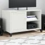 Mueble de TV acero blanco 68x39x43,5 cm by , TV Furniture - Ref: Foro24-846673, Price: 55,99 €, Discount: %