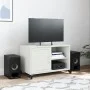 Mueble de TV acero blanco 68x39x43,5 cm by , TV Furniture - Ref: Foro24-846673, Price: 55,99 €, Discount: %