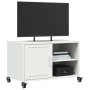 TV-Möbel aus weißem Stahl, 68x39x43,5 cm. von , TV-Möbel - Ref: Foro24-846673, Preis: 56,51 €, Rabatt: %