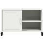 TV-Möbel aus weißem Stahl, 68x39x43,5 cm. von , TV-Möbel - Ref: Foro24-846673, Preis: 56,51 €, Rabatt: %